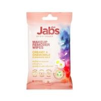 ราคา แจ๊บส์ เมคอัพ รีมูฟเวอร์ไวพส์ Jabs Makeup Remover Wipes Creamy Plus Chamomile ครีมมี่ พลัส คาโมมายล์ 10 30 42 แผ่น ทำความสะอาดเครื่องสำอาง เครื่องสำอางกันน้ำ (20496282810)