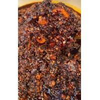 ราคา น้ำพริกเผากากหมู รสชาติ 3 รส เผ็ด เปรี้ยว หวาน กลมกล่อม ขนาด 250 กรัม (21066443250)