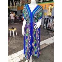 ราคา โบฮีเมี่ยน เด็กดอย ชุดไปทะเล ชุดชนเผ่า ผ้าพื้นเมือง ผ้าพริ้ว ไม่ร้อน เดรสพิมพ์ลาย ลายไม่ลอก จังโก้ ชุดสาวอวบ พลัสไซส์ (20128966538)