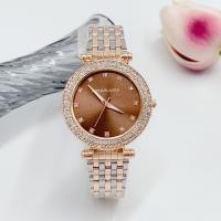ราคา นาฬิกา ผู้หญิง นาฬิกาข้อมือ ผญ นาฬิกา MK สวย หรู ประดับเพชร สายนาฬิกา สแตนเลส 2 กษัต หน้าปัด 38 มม (19442255172)
