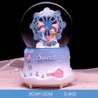 ราคา สโนว์บอล snowball ลูกบอลคริสตัล ของขวัญคู่รักวันวาเลนไทน์ ลูกแก้วกล่องดนตรีหัวใจสาวในฝัน การตกแต่งของขวัญกล่องดนตรี (20615935957)