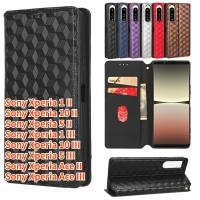 ราคา RTY เคสกระเป๋าสตางค์หนังพลิก3D สำหรับ Sony Xperia 1 I Xperia 1 Iiii Xperia 10 II Xperia 10 Iiiiii Xperia 5 III รูปแบบสเตอริโอธุรกิจช่องเสียบบัตรเคสแบบพลิกสำหรับ Sony Xperia Ace I xperia เคสฝาครอบโทรศั