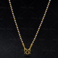 ราคา สร้อยคอสองกษัตริย์ กลมเม็ดเล็ก 2 มิล งานเคลือบแก้ว ใส่อาบน้ำได้ N 548 (17309161558)