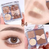 ราคา Xixi อายแชโดว์ สี่สี แฟลชคอนทัวร์ เนื้อแมตต์ อายแชโดว์ ติดทนนาน กันน้ํา เนื้อแมตต์ สดใส ถาดบลัชออน สีสวยมากกกก เครื่องสำอางค์ กันน้ํ (21161486254)