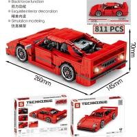 ราคา LEGO Mechanical Group 10248 Super Racing F40 Red Ferrari 488GTE Sports Car 42125 Assembled Lego Building Blocks (20709723503)