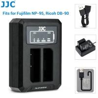 ราคา JJC กล้องชาร์จ USB Dual Slot สำหรับ Fujifilm NP95 Ricoh DB90แบตเตอรี่ใช้งานร่วมกับ Fuji XF10 X S1 3DW1 X100T X30 X100S X100 X70 Ricoh GXR CX6 CX5 CX4 CX3กล้อง (20037554903)