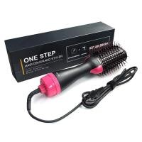 ราคา 1000W Hair Dryer Hot Air Brush Styler and Volumizer Hair Straightener Curler Comb Roller One Step Electric Ion Blow Dryer Brush (9961339805)
