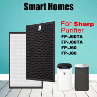 ราคา ตัวกรองคาร์บอน HEPA FZ J80HFE และ FZ J80DFE สำหรับรุ่นเครื่องฟอกอากาศ SHARP FP J60TA FP J80TA FP J60 FP J80 FPJ60TA FPJ80TA FPJ60 FPJ80 FZJ80DFE FZJ80HFE (9981433786)