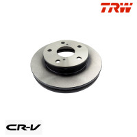 ราคา TRW จานเบรค 1 คู่ HONDA CRV ฮอนด้า ซีอาร์วี G1 G2 G3 G4 (9725334055)