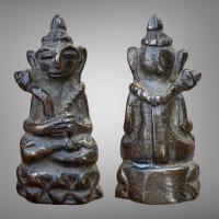 ราคา พระอุปคุตเขมร เนื้อสัมฤทธิ์ พระอรหันแห่งโชคลาภรวยทันใจ 泰国佛牌 Thai Amulets (15365131485)