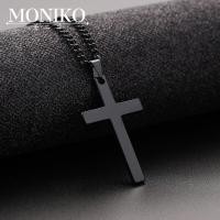 ราคา MONIKO สร้อยไม้กางเขน สร้อยคอไขว้ รูปไม้กางเขนสร้อยคอแฟชั่นผู้ชายและผู้หญิง เครื่องประดับ สเตนเลส สีเงิน สีทอง (19774747764)