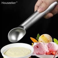 ราคา Houseeker ตักไอศครีมป้องกันการแช่แข็งอลูมิเนียมน้ำแข็งบอลชงช้อนไอศครีมโยเกิร์ตแช่แข็ง (2549208970)