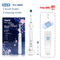 ราคา Oral B Pro 4000 3D CrossAction Electric Rechargeable Toothbrush (10663568626)