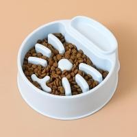 ราคา ชามอาหารสัตว์เลี้ยง ลดการสำลัก ชามลดการกินไว ฝึกให้ทานช้าลง ชามกันมูมมาม สุนัข แมว (21175370276)