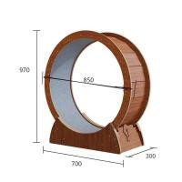 ราคา ลู่วิ่งแมว ออกกำลังกาย Cat treadmill ขนาดใหญ่ ล้อวิ่งไม้ วงล้อ กรงล้อแมว ที่ออกกำลังกายสัตว์เลี้ยง ลู่วิ่งสำหรับสัตว์เลี้ยง (21073694043)