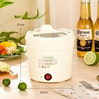 ราคา หม้อชาบู หม้อไฟฟ้ามินิ หม้อต้มมาม่า เทปลอน หม้ออเนกประสงค์ เหมาะสำหรับเด็กหอ (20361923299)