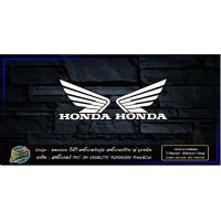 ราคา สติ๊กเกอร์ ปีกนกHONDA งานตัดประกอบสะท้อนแสง สีจี๊ด ราคาต่อคู่ (18664124052)