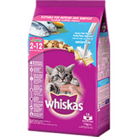 ราคา Whiskas วิสกัส อาหารแมวและลูกแมว ขนาด 450 กรัม 480 กรัม (20546827119)