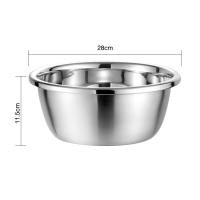 ราคา ชามผสมสแตนเลส มี 7 ขนาดให้เลือก ชามผสมแป้ง ชามผสมอาหารสเตนเลส ชามผสม ชามผสมสเตนเลส โถผสมม ชามผสมสเตนเลส (18358845902)