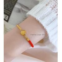 ราคา สร้อยข้อมือด้ายแดง สร้อยข้อมืออักษรจีนฝู 福 สร้อยข้อมือด้ายแดงนำโชค Lucky โชคดีมีสุข ปีชง ด้ายแดงนำโชค (19821107689)