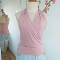 ราคา Great bkk ครบสี เสื้อโชว์หลัง เสื้อผูกคอ ผ้าเรย่อน สไตล์ สายฝอ ZARA H M (11506423854)