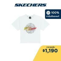 ราคา Skechers สเก็ตเชอร์ส เสื้อยืดแขนสั้นผู้หญิง Women DC Collection Short Sleeve Tee Apparel SL423W347 00GK (21004875671)