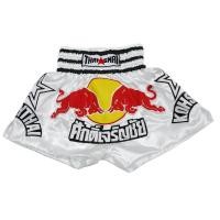 ราคา THAISMAI BS1195 1 กางเกงมวยไทย ผ้าต่วน ขาว ลายกระทิงแดง THAISMAI THAI BOXING SHORTS WHITE SATIN RED BULL BS 1195 1 THAIFIGHTPRO (109688480)