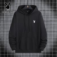 ราคา Playboy Fall Long Sleeve Hoodie Men S Cardigan Sweater Hooded Casual Jacket Black Men S Clothing เสื้อกันหนาว ผ ช (15466897115)