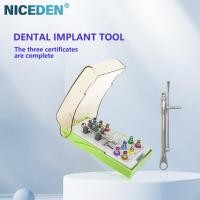 ราคา Dental Universal restoration Tools kit Implant Screw Driver Colorful Torque Wrench Ratchet 10 70NCM with 12Pcs Screw Driver (19829885280)