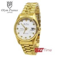 ราคา O P Olym Pianus นาฬิกาข้อมือผู้ชาย Sportmaster สายสแตนเลสแท้ รุ่น 89322G 658 สีทอง หน้าขาว (2648836946)