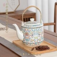 ราคา กาน้ำชาเซรามิกกาน้ำชาใช้ในบ้านทนความร้อนสูงกาน้ำชาเดี่ยวกาน้ำชาแบบจีนกาน้ำเย็นแบบโบราณกาน้ำชาพอร์ซเลน (17605782051)