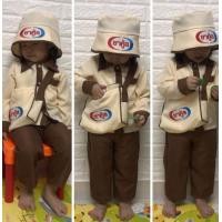 ราคา size L เด็ก 4 5 ปี ชุดสาวยาคูลท์ 1 ชุด 4 ชิ้น เสื้อ กางเกง หมวก กระเป๋า สาวยาคูลท์ ยาคูลท์ ยาคูล ชุดอาชีพเด็ก ชุดแฟนซีเด็ก ชุดแฟนซี fancy kids (12465742127)