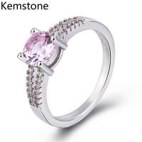 ราคา Kemstone แฟชั่นแพลทินัมชุบทองแดงหลายสี Cubic แหวน Zirconia สำหรับผู้หญิง (538576006)