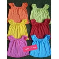 ราคา แพ็ค6ตัว เสื้อกล้ามกุดคอบัวเด็กหญิง ไซส์ M1 2 ขวบ ผ้านิ่มใส่สบาย ไซส์Mรอบอก 24 นิ้ว ยาว 15 นิ้ว (20931132194)