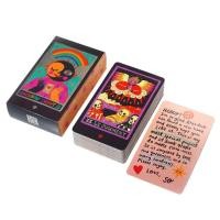 ราคา Tarot Decks Rainbow Tarot Card 78 Oracle Cards Divination Table Board Game Tarot Deck for Beginners Fortune Fate Telling Gifts enhanced (20119532133)