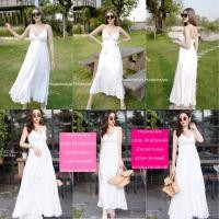 ราคา Mookrinstyle รวมเดรสสีขาว เดรสยาวสีขาว งานสวยมากกก ผ้าเนื้อดี ใส่สบาย เดรสสีขาว เดรสยาว เดรสไปเที่ยว เดรสไปทะเล เดรสสวยๆ เดรสไปทะเล (12295588637)