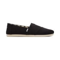 ราคา TOMS รองเท้าลำลองผู้หญิง สลิปออน รุ่น Alpargata Black WIDE Recycled Cotton Canvas CB รองเท้าลิขสิทธิ์แท้ (19513036584)