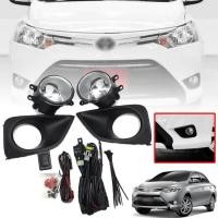 ราคา ไฟตัดหมอก ไฟสปอร์ตไลท์ รุ่น โตโยต้า วีออส TOYOTA VIOS ปี 2013 2016 พร้อมครอบ และชุดสายไฟ 1 ชุด (6118194736)