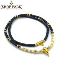 ราคา สร้อยคอห้อยพระ สร้อยกะลาตาเดียวคั่นทองเลเซอร์ หัวขุนทองเลเซอร์ ห้อยพระ 2 องค์ หน้า หลัง ขนาด 4 มม ยาว 18และ24 นิ้ว ผลิตจากวัสดุคุณภาพดี (5382754346)