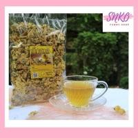 ราคา เก๊กฮวยอบแห้ง ดอกเก๊กฮวยเกรดดี 40 กรัม ตราเสือ แถมเม็ดพุดจีน เม็ดกีจี้ในถุง เก๊กฮวย เก็กฮวยอบแห้ง เก็กฮวย ดอกเก็กฮวย หอมมาก (8036399968)