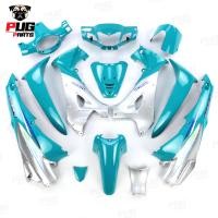 ราคา PUGParts ชุดสีwave125R หัวแหลม ชุดสีเวฟ125S หน้าแหลม Wave125S หัวเถิก ชุด12 13ชิ้น สีเขียวมิ้นท์ตัดเทาบรอนช์ กุญแจกลม กุญแจนิรภัย กุญแจเล็ก ใหญ่ (13624672524)