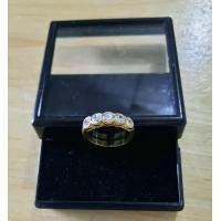 ราคา แหวนทองเหลือง แหวนทองเหลืองมีพลอยประดับ แหวนพลอยประจำวันเรียบๆ BR 28 (17753555523)