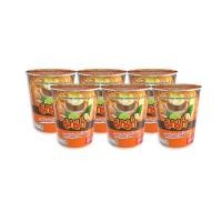 ราคา มาม่าคัพ บะหมี่กึ่ง สำเร็จรูปรสต้มยำกุ้งน้ำข้น 60 กรัม 6 ถ้วย (17317696429)