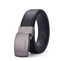 ราคา 3 5ซม Athosline เข็มขัดผู้ชาย Coach เข็มขัดหนังแท้สำหรับของขวัญผู้ชายพร้อมกล่อง Doublesided เข็มขัด Reversible Buckle (10358495482)