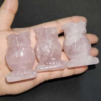 ราคา นกฮูกหินโรสควอตซ์ Rose Quartz สวยมาก (20875384234)