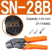 ราคา Sn 02c Sn 28b 48b มินิมือจีบเครื่องมือ0 25 2 5Mm ปรับ Crimper คีมชนิดปลั๊ก (20321237542)