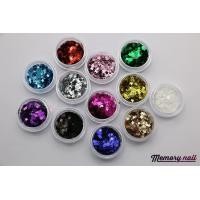 ราคา กากเพชรรูปดาว สีพื้นเรียบ แบบบาง 12สี 12กระปุก (5325480431)