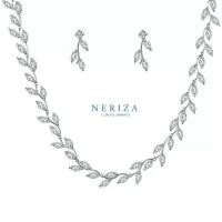ราคา Neriza Jewelry เครื่องประดับเจ้าสาวเพชรสังเคราะห์ประกายเทียบเท่าเพชรแท้ จัดส่งฟรีพร้อมกล่อง NSW056 (12116433458)