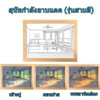 ราคา ภาพวาดแสงแดด ภาพวาดแสง ไฟกลางคืน ไฟ LED ตกแต่ง ตกแต่ง ภาพจิตรกรรมฝาผนัง โคมไฟ แบบชาร์จไฟได้ แสงบรรยากาศ ส่องสว่าง กรอบรูป โคมไฟวาดภาพ (19586264047)