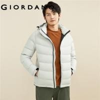 ราคา Giordano ผู้ชาย เสื้อแจ็คเก็ตขนห่านสีขาว 90 ฮู้ดถอดได้ Free Shipping 01071692 (10031813982)